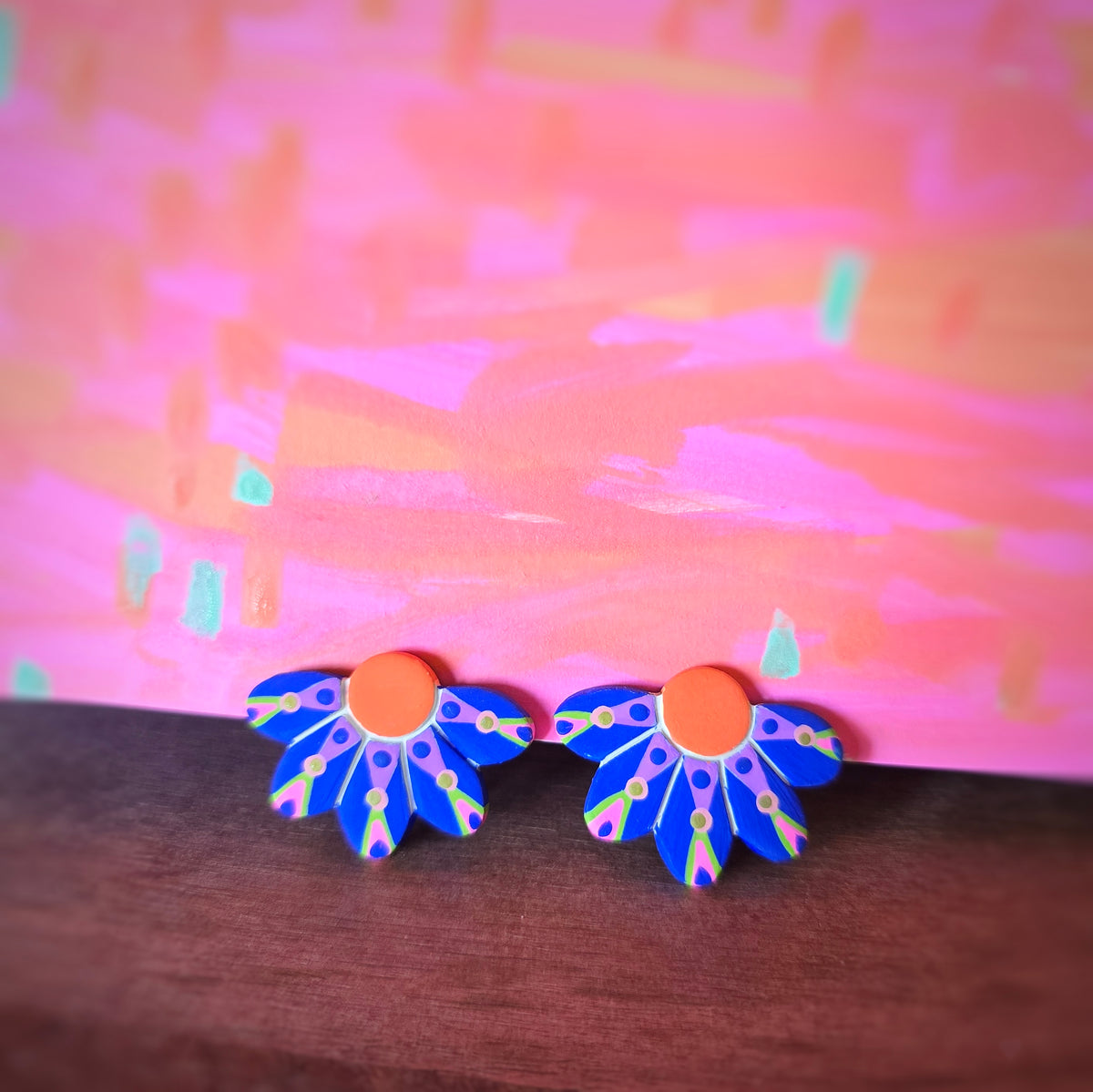 Clip d'oreilles demies fleurs