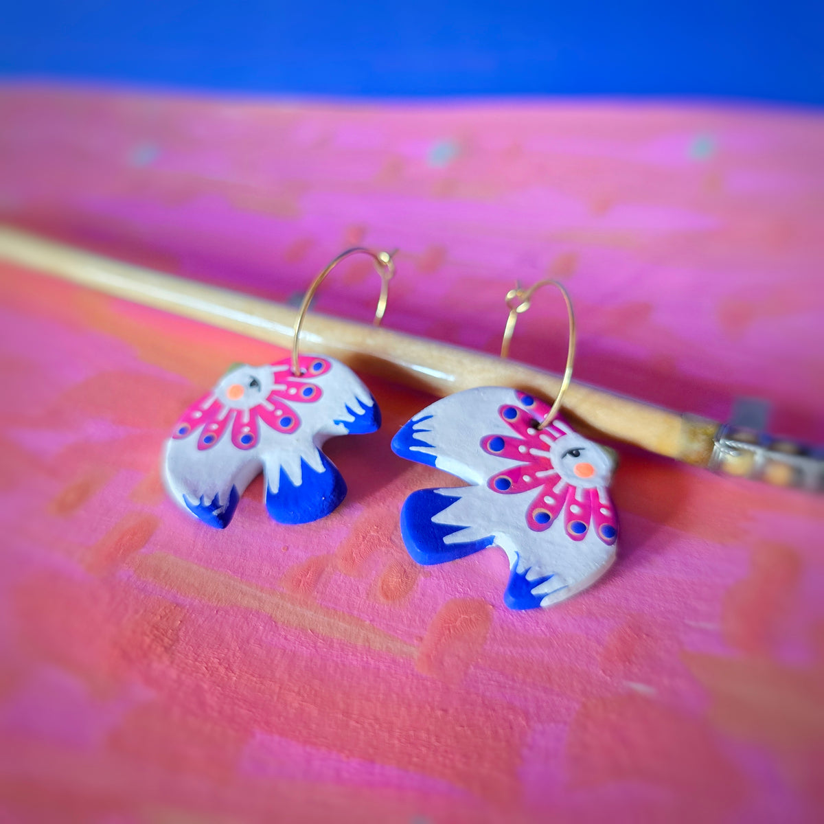 Boucles d'oreilles "PIAF" III
