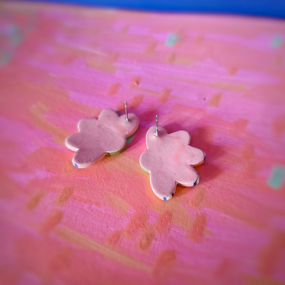 Puces demies fleurs rose